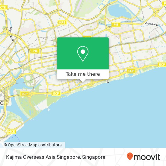 Kajima Overseas Asia Singapore地图