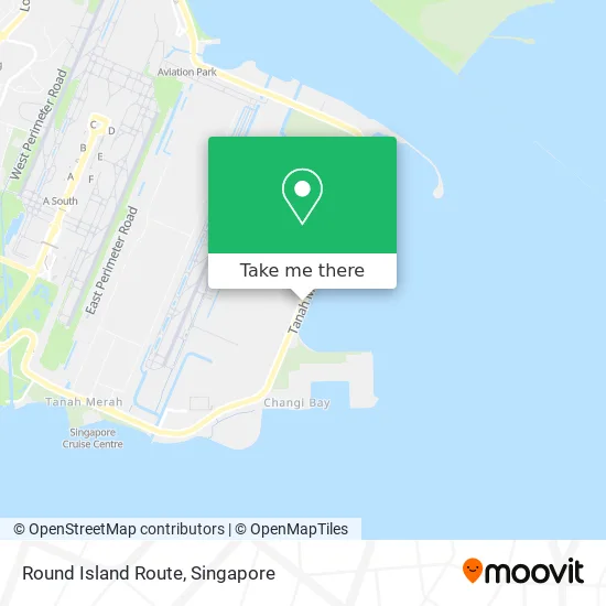 Round Island Route map