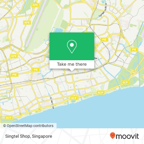 Singtel Shop map