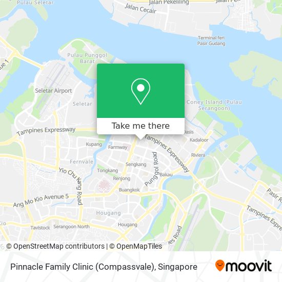 Pinnacle Family Clinic (Compassvale) map