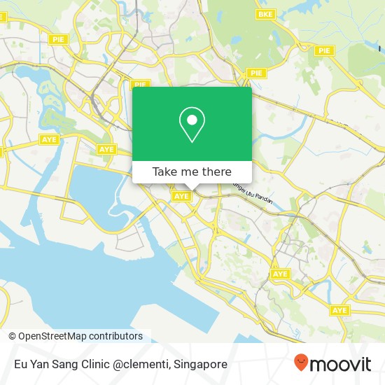 Eu Yan Sang Clinic @clementi map