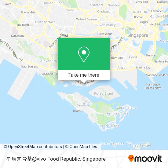 星辰肉骨茶@vivo Food Republic map