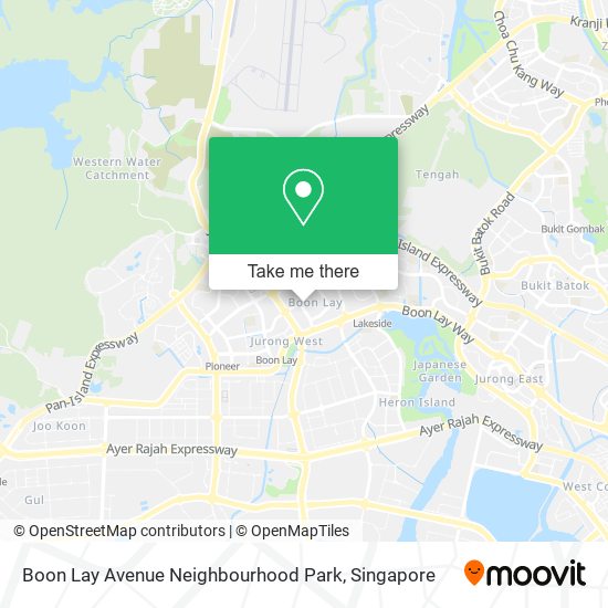 Boon Lay Avenue Neighbourhood Park map