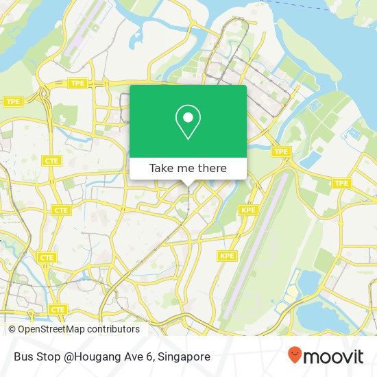 Bus Stop @Hougang Ave 6 map