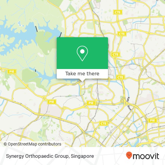 Synergy Orthopaedic Group map