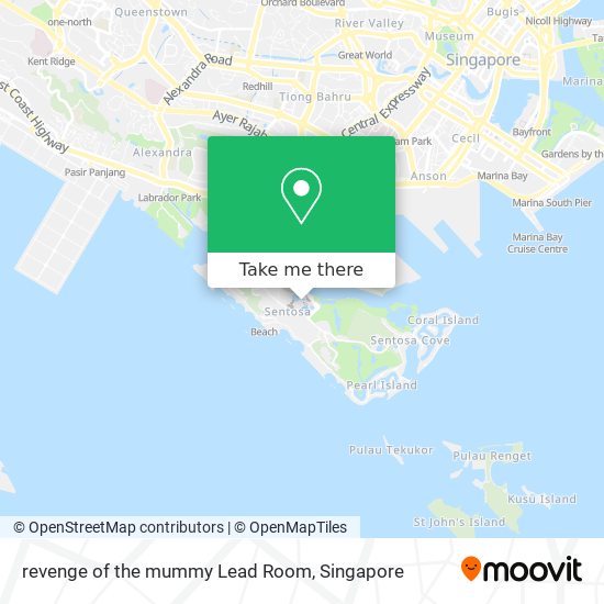 revenge of the mummy Lead Room map