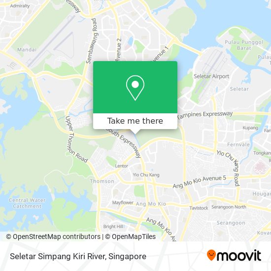 Seletar Simpang Kiri River map
