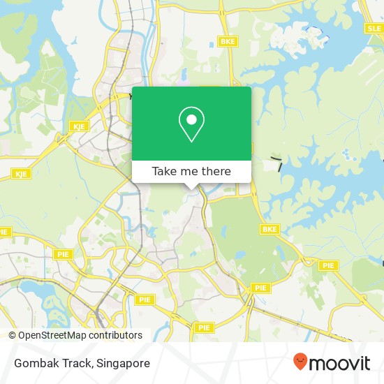 Gombak Track map