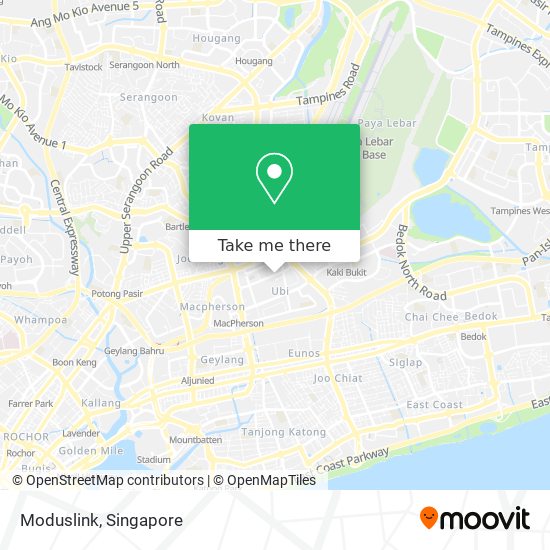 Moduslink map