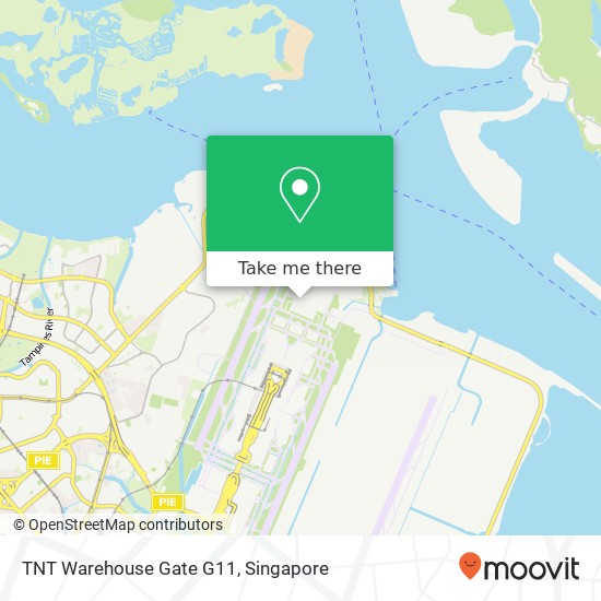 TNT Warehouse Gate G11地图