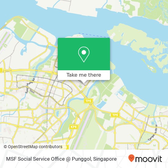 MSF Social Service Office @ Punggol map