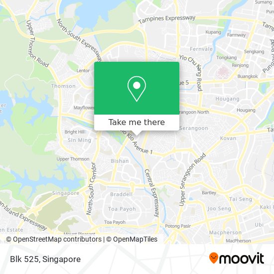 Blk 525 map