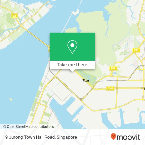 9 Jurong Town Hall Road map