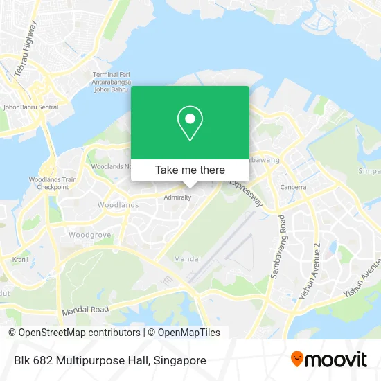 Blk 682 Multipurpose Hall map