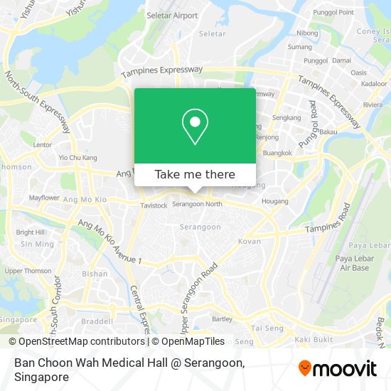 Ban Choon Wah Medical Hall @ Serangoon map