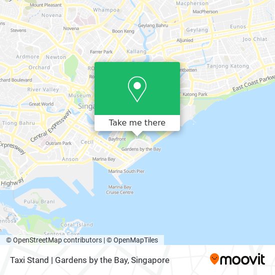 Taxi Stand | Gardens by the Bay map