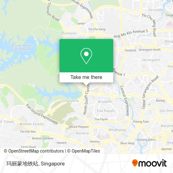 玛丽蒙地铁站 map