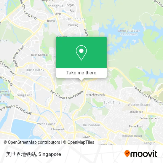 美世界地铁站地图