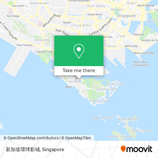 新加坡環球影城地图