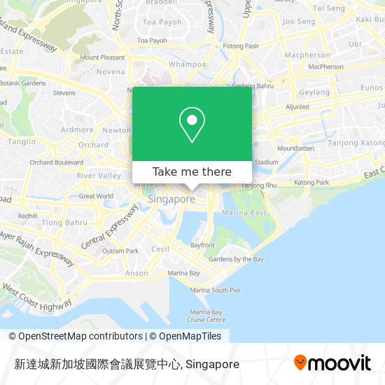 新達城新加坡國際會議展覽中心 map