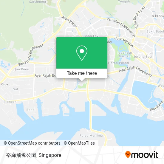 裕廊飛禽公園 map