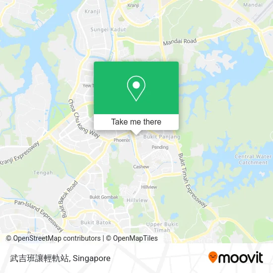 武吉班讓輕軌站地图