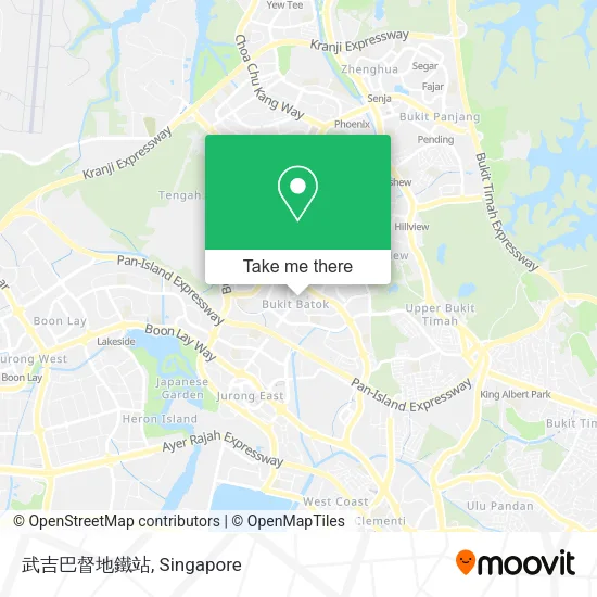 武吉巴督地鐵站地图