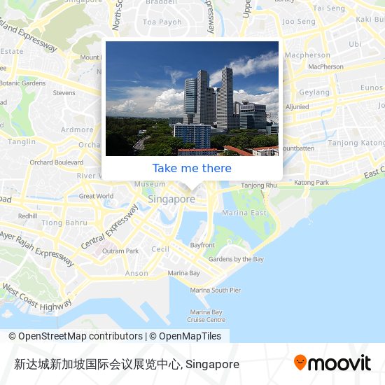 新达城新加坡国际会议展览中心 map