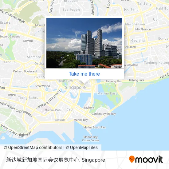 新达城新加坡国际会议展览中心 map