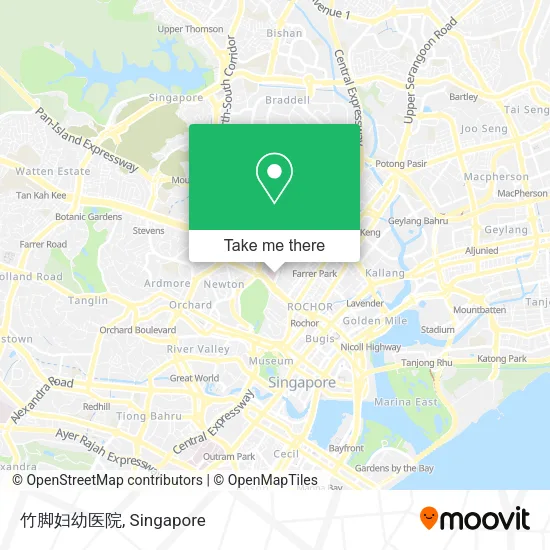竹脚妇幼医院地图