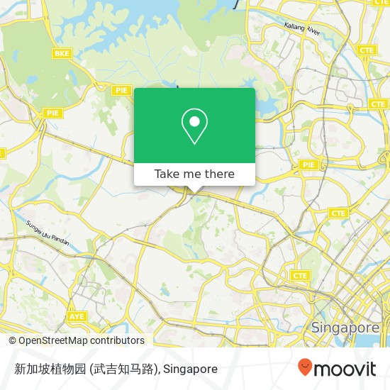新加坡植物园 (武吉知马路) map