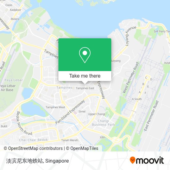淡滨尼东地铁站 map