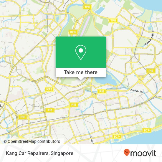 Kang Car Repairers map