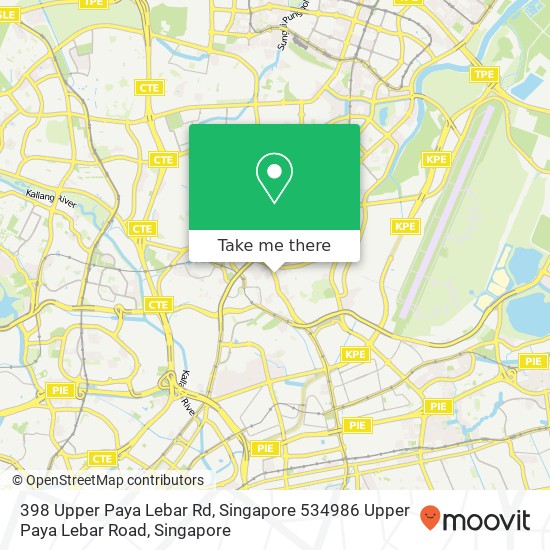 398 Upper Paya Lebar Rd, Singapore 534986 Upper Paya Lebar Road map