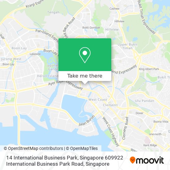 14 International Business Park, Singapore 609922 International Business Park Road map