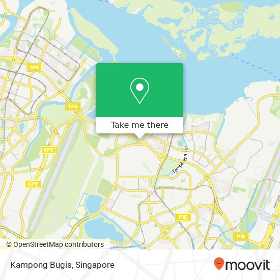 Kampong Bugis map