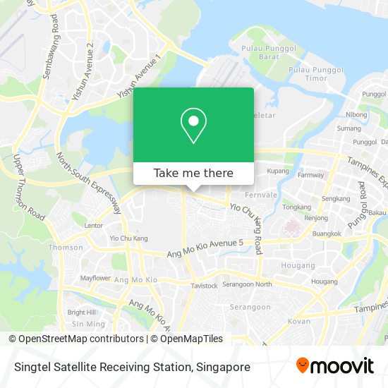 Singtel Satellite Receiving Station地图