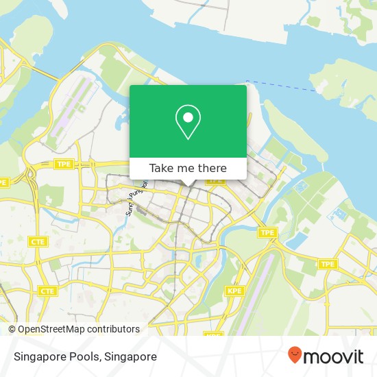 Singapore Pools map