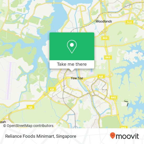 Reliance Foods Minimart map