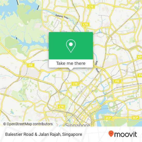 Balestier Road & Jalan Rajah map