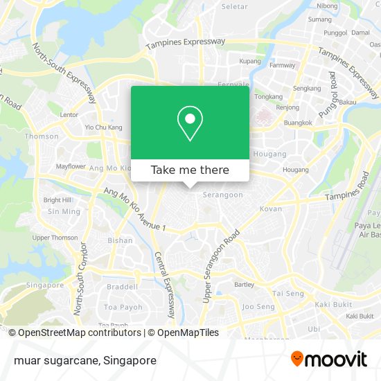 muar sugarcane map