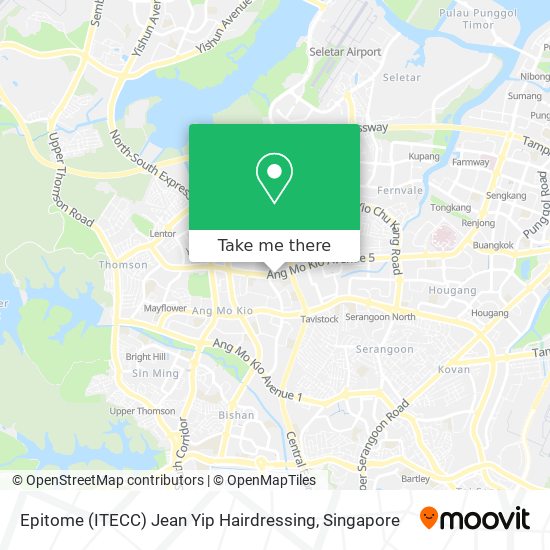 Epitome (ITECC) Jean Yip Hairdressing map