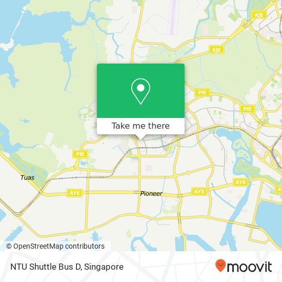 NTU Shuttle Bus D map