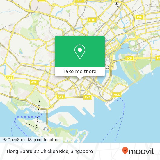 Tiong Bahru $2 Chicken Rice map