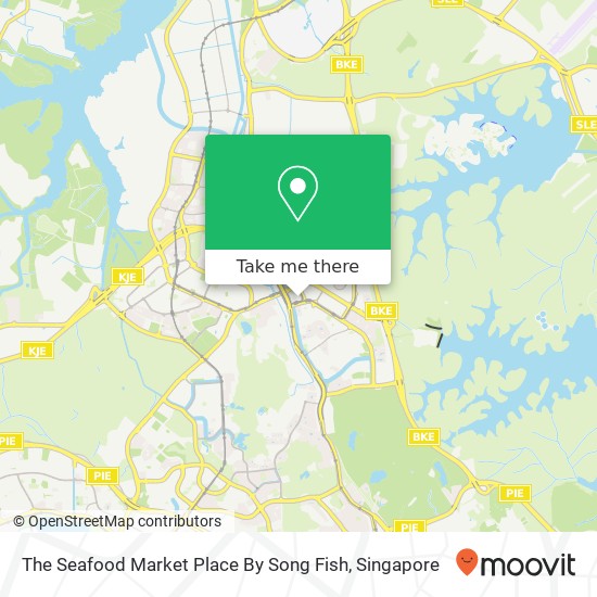 The Seafood Market Place By Song Fish map