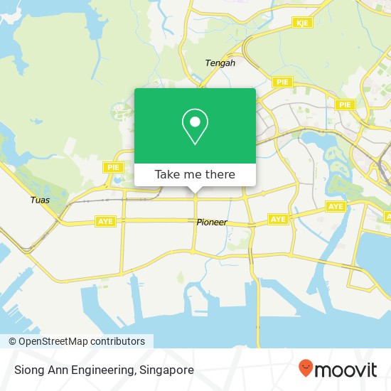 Siong Ann Engineering map