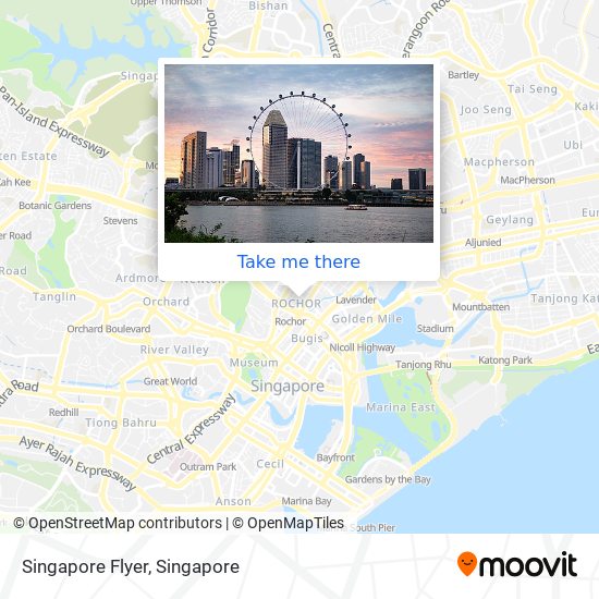 Singapore Flyer地图