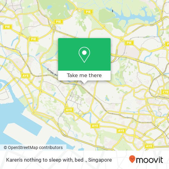 Karen's nothing to sleep with, bed .地图