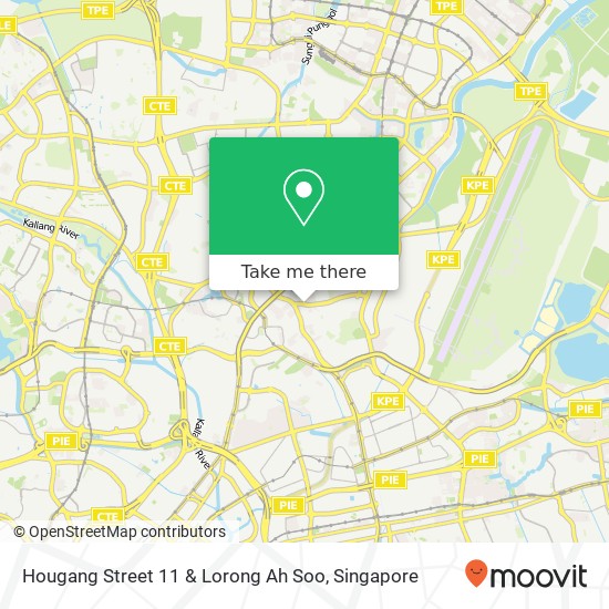 Hougang Street 11 & Lorong Ah Soo地图