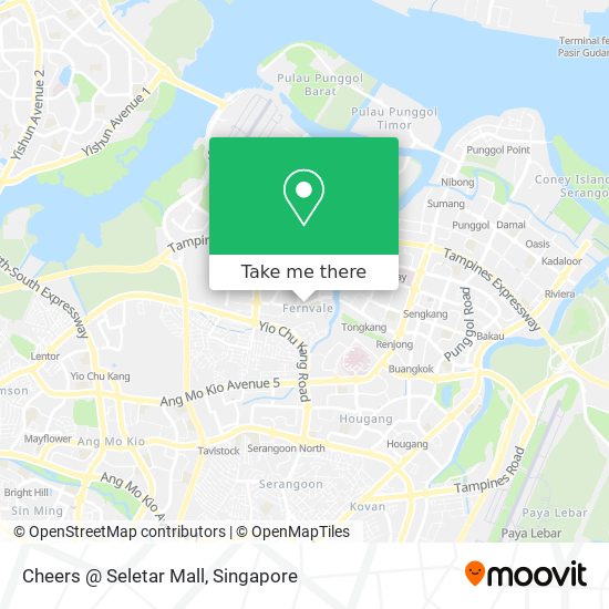 Cheers @ Seletar Mall map